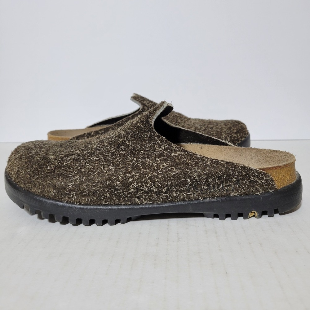 Betula House Slipper Clog Shoe Size 42 Narrow / Men's 9 Brown Suede